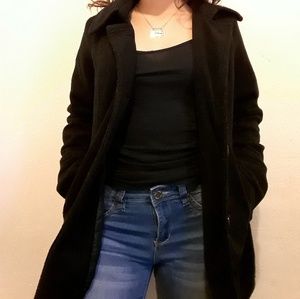 Black trench coat